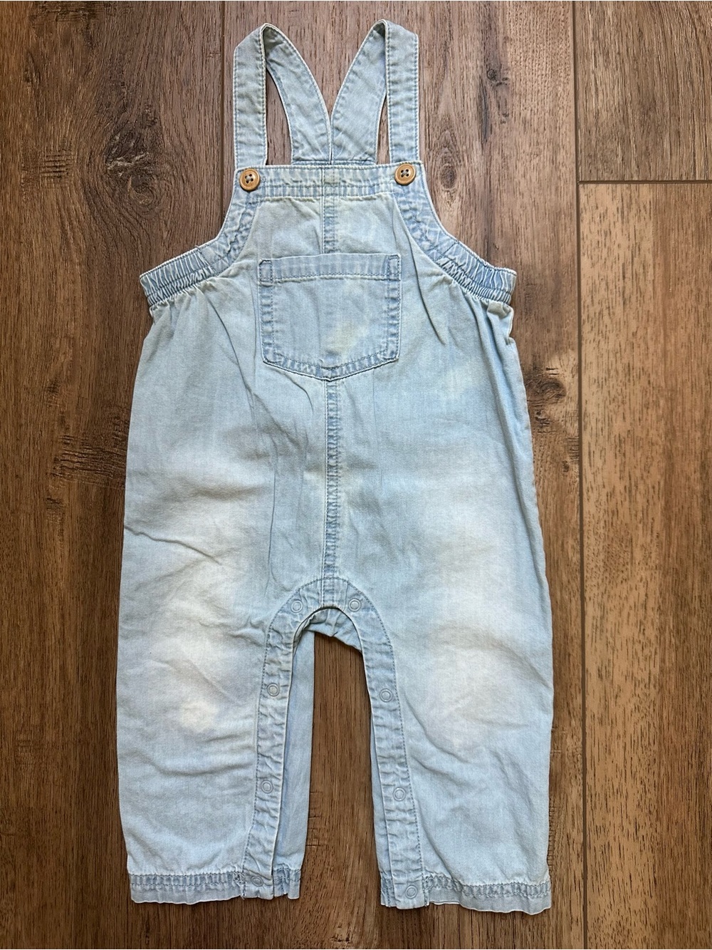 NEW! Cat & Jack Infant Chambray Overalls, Unisex, Soft, Buttons, Casual, 6-9m